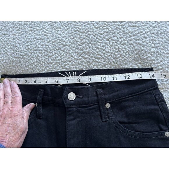 DAILY BLUE by ADRIANO GOLDSCHMIED Peace Bell Bottom Jeans in Infinity Black 27 - Picture 15 of 16